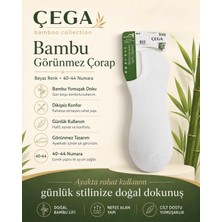 Akyol Çega Socks Erkek Görünmez Bambu Dikişsiz Sneaker Çorap 12'li