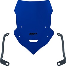 GP Kompozit Yamaha MT-25 2020-2026 Uyumlu Kısa Tur Camı Mavi - 40 cm