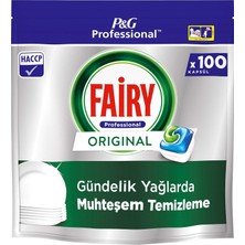 Mey İthalat Fairy Professional Orjinal Bulaşık Makinesi Deterjanı Kapsülü 100 Yıkama