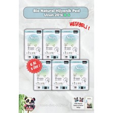 Mey İthalat Sleepy 6 Al 5 Öde Bio Natural Hijyenik Ped Uzun 20'li ve Rosie