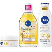 Renas Store C Vitamini Bakım Seti, Q10 Sıkılaştırıcı Losyon 250ML, Gündüz Kremi 50ML,MAKYAJ Temizleme Suyu 400ML
