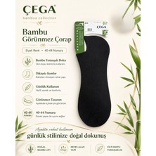 Akyol Çega Socks Erkek Görünmez Bambu Dikişsiz Sneaker Çorap 12'li