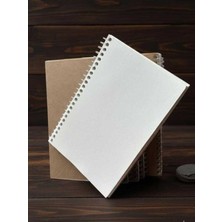 Esila Kağıtçılık Çizgisiz Defter 14,8X21CM | Göz Yormayan Geri Dönüşüm Kağıtlı | 70 Yaprak / 140 Sayfa