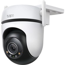 Mey İthalat Tapo C520WS, 2k Qhd Dış Mekan Wi-Fi/ethernet Güvenlik Kamerası, Hareket Tespit/takibi, 360°, IP66 Su Geçirmez, Renkli Gece Görüşü, Çift Yönlü Ses, Bulut/yerel Depolama, Sesli ve Işıklı Alarm