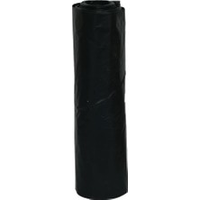 Mey İthalat Çöp Torbası Ağır Sanayi Jumbo Boy 80X110CM 800GR 100MIKRON Siyah Rulo 10 Adet