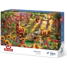 Mey İthalat Art Puzzle Büyülü Orman 1000 Parça Puzzle