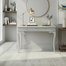 Roys Ahşap 90 cm Masif Rustik Gri Dresuar