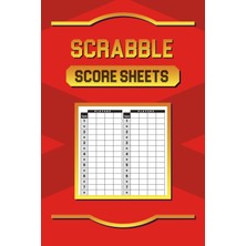 Mey İthalat Independently Published Scrabble Score Sheets: Scrabble Game Book Pad, 120 Sheet Score Card Notebook, Record Your Scrabble Games! Paperback, Scrabble Game Book Pad