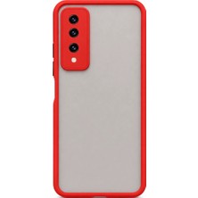 Küçük Hazine Huawei Y9 Prime 2019 Kılıf Montreal Silikon Kapak - Kırmızı