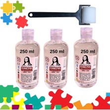 Mey İthalat Südor 3 Adet x 250 ml Puzzle Yapıştırıcı + Dağıtıcı Sünger Rulo Fırça Hediye