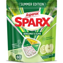 Asperox Sparx Summer Edition Bergamot & Elma 60'lı Bulaşık Makinesi Kapsülü