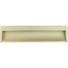 Mey İthalat System 2163 Siyah Renk Gömme Kulp 224 mm Renksiz Tek Ebat SSY2163 0224 Bb-Bb