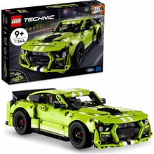 Mey İthalat LEGO Technic Ford Mustang Shelby GT500 42138 – 9 Yaş ve Üzeri Çocuklar Için Doğum Günü Hediyesi Fikri, 2 Adet Çek–bırak Motor Fonksiyonu Içeren Yarış Arabası Yaratıcı Oyuncak Yapım Seti (544 Parça)
