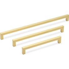 Mey İthalat System 7341 Modern Kulp Mat Altın Renk 416 mm Mat Altın Tek Ebat SSY7341 0416 Bb