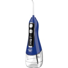 Mey İthalat Waterpulse V580 Taşınabilir Şarjlı Ağız Duşu - 5 Basınç Modlu Diş ve Protez Temizleyici - Diş Eti Masaj Fonksiyonlu Ipx7 Su Geçirmez (Mavi)