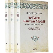 Tefsirli Kuran Meali - Kuran-I Hakim ve Meal-I Kerim 3 Cilt (Tam Metin) - Hasan Basri Çantay Beka Yayınları Hasan Basri Çantay  Tuva Kitap - Hayata Değer Katan Satırlar