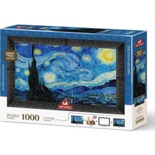 Mey İthalat Art Puzzle Yıldızlı Gece 1000 Parça Çerçeveli Puzzle