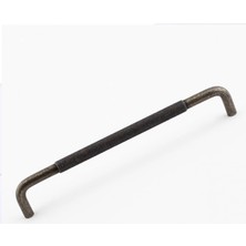 Mey İthalat Uber Tırtıklı Antik Sarı Metal Kulp 320 mm 32 cm Mobilya Çekmece Mutfak Dolabı Dolap Modern Kapak