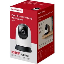 Mey İthalat Mercusys MC200 | 1080P Güvenlik Wi-Fi Kamerası | 360° Görüş | Gece Görüşü | Akıllı Hareket & Kişi Algılama | Çift Yönlü Ses | Microsd & Bulut Depolama | Smartthings, Alexa, Google Assistant Uyumlu