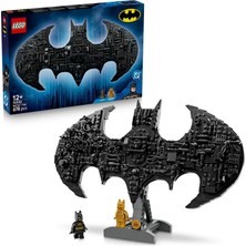 Mey İthalat LEGO Dc Batman: Batman Logosu 76330-12 Yaş ve Üzeri Erkek ve Kız Çocuklar Için 2 Minifigür ile Çeşitli Aksesuarlar Içeren Yaratıcı Sergileme Modeli Yapım Seti, Hediye Fikri (678 Parça)
