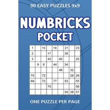 Mey İthalat Independently Published Numbricks Pocket: 90 Easy Puzzles 9x9 One Puzzle Per Page (4 x 6 Inches In Size)