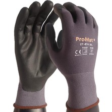 Mey İthalat Promat 27-874 – 5 Çift Ince Nitril Köpük Kaplı Iş Eldiveni –%40 Daha Ince, Yüksek Hava Geçirgenliği, Terletmez, Dikişsiz Astar – Üstün Tutuş, Hafif Montaj – 7/8/9/10 Beden