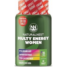 Naturalnest Multy Energy Women Takviye Edici Gıda 60 Tablet