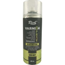 Mey İthalat Rich 002 Sprey Vernik Yarı Mat 400CC