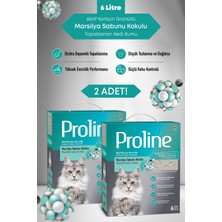 Proline Aktif Karbon Tanecikli Marsilya Sabunu Kokulu Kedi Kumu 2x6 Lt