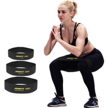 Mey İthalat Pro Hip Egzersiz Direnç Bandı Seti 3’lü | 3 Farklı Direnç Seviyesi | Squat, Pilates, Fitness ve Kalça Antrenmanı Için Spor Bandı