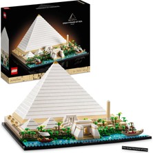 Mey İthalat LEGO Architecture Mimari Simgeler Koleksiyonu: Keops Piramidi 21058 - Anneler Günü Hediyesi Olarak Tercih Edilebilecek Yetişkinler Için Koleksiyonluk Model Yapım Seti (1476 Parça)
