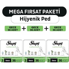 Mey İthalat Natural Ultra Hassas Hijyenik Ped Mega Fırsat Paketi Gece 108 Adet