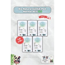 Mey İthalat 5 Al 4 Öde Sleepy Bio Natural Günlük Ped Normal 40'lı ve Rosie
