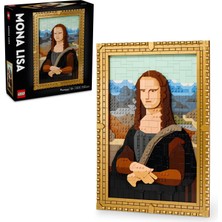 Mey İthalat LEGO Art Mona Lisa 31213 - Yetişkinler Için Dekoratif Koleksiyonluk ve Sergilenebilir Leonardo Da Vinci Tablosu Yapım Seti, Doğum Günü Hediyesi Fikri (1503 Parça)