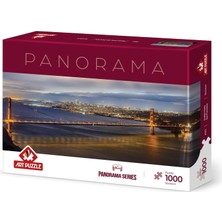 Mey İthalat Art Puzzle Golden Gate,san Francisco 1000 Parça Panorama Puzzle