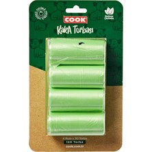Mey İthalat Cook Kaka Torbası Yedeği 30'lu Rulo 4'lü (Blister'li)