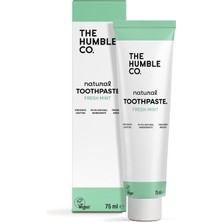 Mey İthalat The Humble Co. - Toothpaste Adult Fresh Mint 75 ml Nane Aromalı Doğal Diş Macunu 75 Ml, Doğal Olarak Temiz Bir Gülümseme Için Ferah Nane Aromalı Diş Macunu
