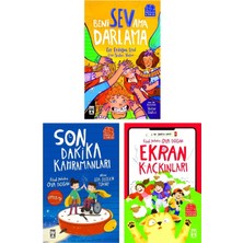 İlk Genç Timaş 3-4 ve 5.sınıf Okuma Seti Ekran Kaçkınları Yüzde 99 Gerçek Hayat Beni Sev Ama Darlama Son Dakika Kahramanları Çocuklar Için Psikoloji Kitaplığı 3 Kitap