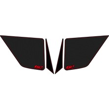 Gp Kompozit Honda Adv 350 2023-2026 Uyumlu Sele Altı Tank Pad Karbon-Kırmızı