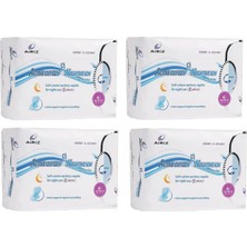 Mey İthalat Tiens Airiz 8li Gece 4 Paket Hijyenik Kadın Pedi Seti (4 Paket 32 Adet)