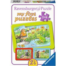 Mey İthalat Ravensburger 51380 Hayvanlar Çocuk Puzzle, 3x6 Parça