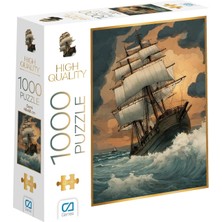 Mey İthalat Ca Games Gemi 1000 Parça 2,2mm Kalınlık 48X68CM Profesyonel Hobi Puzzle Yapboz Serisi