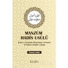 Manzum Hadis Usulü Katre-I Asuman Manzume-I Osman Fi Ulum-I Hadis-I Zişan Kitabi Yayınevi Osman Aydın