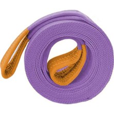 Mey İthalat BADEM10 Sapan Lila Renk Polyester Spanzet 1 Ton 3 Metre Sağlam Yük Kaldırma Taşıma Indirme Halat