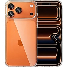 bbtech iPhone 17 Pro ile Uyumlu Sert Pc Sararmaz Şeffaf Ince Kılıf
