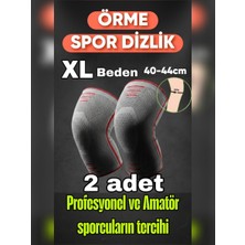 Mey İthalat Xl Beden 2 Li Set 3D Örme Sporcu Dizlik – Ağrı Azaltıcı, Diz Koruyucu Nefes Alabilir, Kompresyon Destekli, Kaymaz, Voleybol,fitnes,basketbol,doğa Sporları