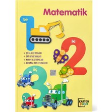 Mey İthalat Matematik Resim Boyama Kitabı ve 12 Renk Boya Kalemi Seti, Çizgi ve Rakam Alıştırmaları Boyamalı Sayı Etkinlikleri 80 Sayfa Karton Çocuk