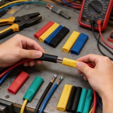 Mey İthalat 820 Parça Isı ile Daralan Makaron Seti, Elektrik Kablo Izolasyon ve Koruma Kılıfı, Renkli Shrink Tube Set