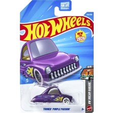 Mey İthalat Hot Wheels Tekli Arabalar Tooned Purple Passion JJH54 (Kısa Kart)