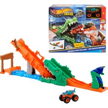 Mey İthalat Hot Wheels Monster Trucks Timsahı Devir Oyun Seti JJN45